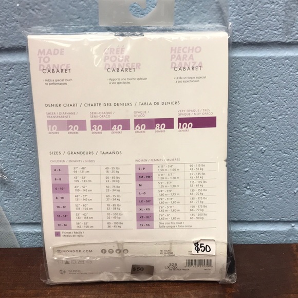 New Fishnet Rhinestone Tights - Picture 5 of 5